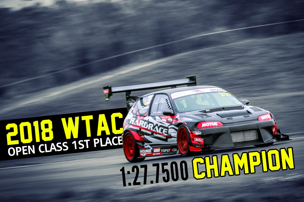 World Time Attack 2018 Open Class Champion!