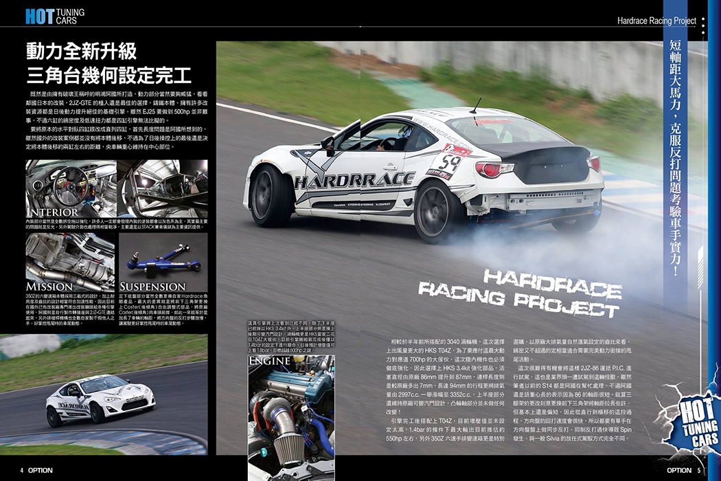 HOT!  HARDRACE 2JZ86 In The Magazine!