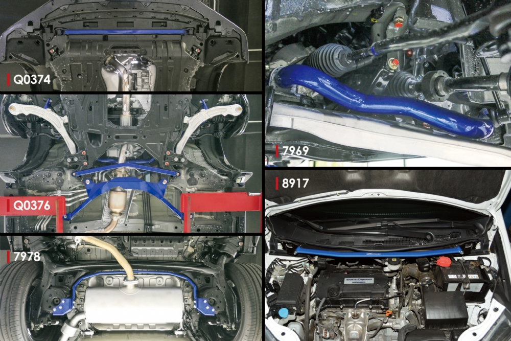 Hardrace chassis reinforcement guide for 2021 Honda New Odyssey (Japan-Spec)