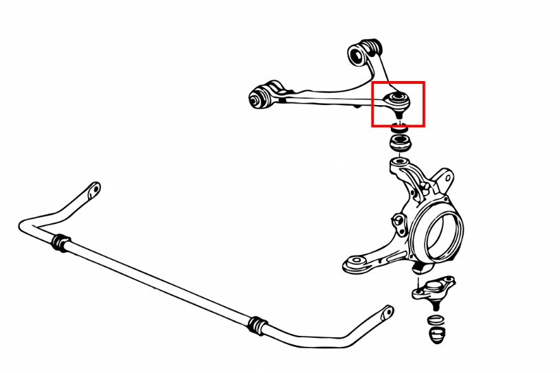 6996 - FRONT/REAR UPPER ARM BALL JOINT