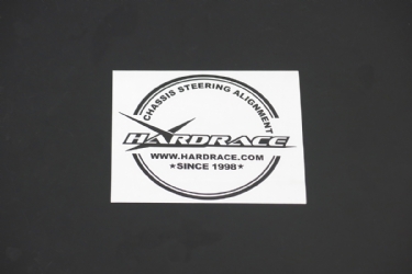 HARDRACE FUEL CAP STICKER - BLACK