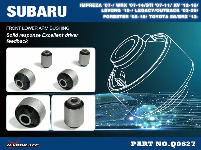 Q0627 - FRONT LOWER ARM BUSHING