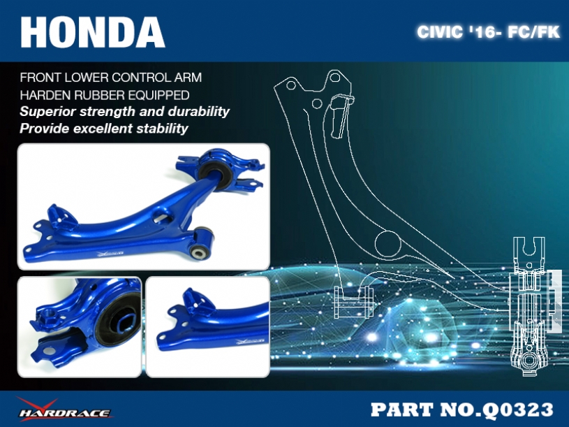 Q0323 - FRONT LOWER ARM