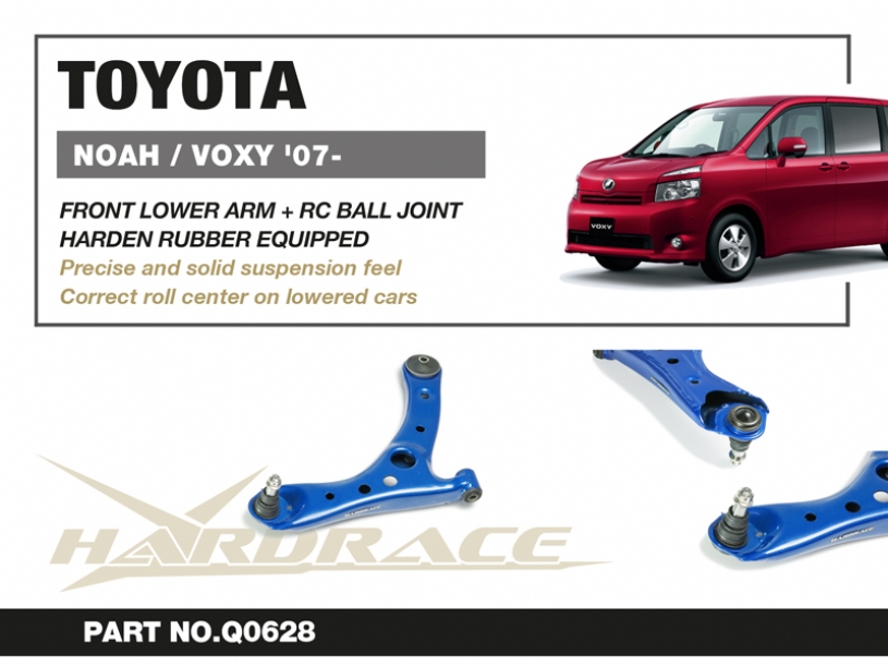 Q0628 - FRONT LOWER ARM + RC BALL JOINT