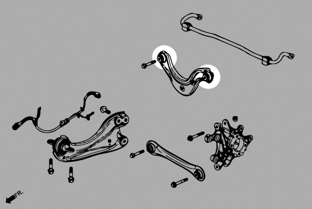 Q1513 - REAR UPPER ARM BUSHING