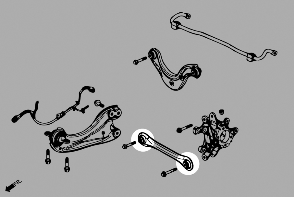 Q1514 - REAR TOE ARM BUSHING
