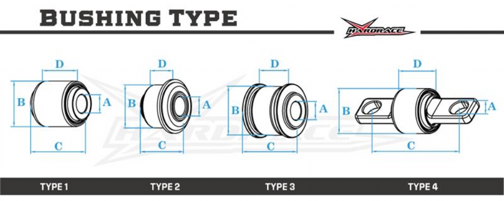 Q1143 - FRONT LOWER ARM BUSHING - REAR