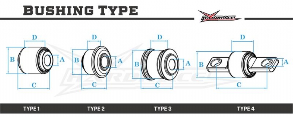 Q1539 - FRONT LOWER ARM BUSHING - FRONT