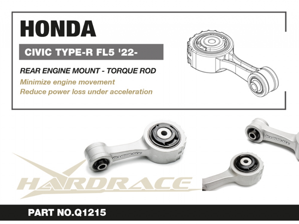 Q1215 HONDA CIVIC TYPE-R '22- FL5 REAR ENGINE MOUNT TORQUE ROD